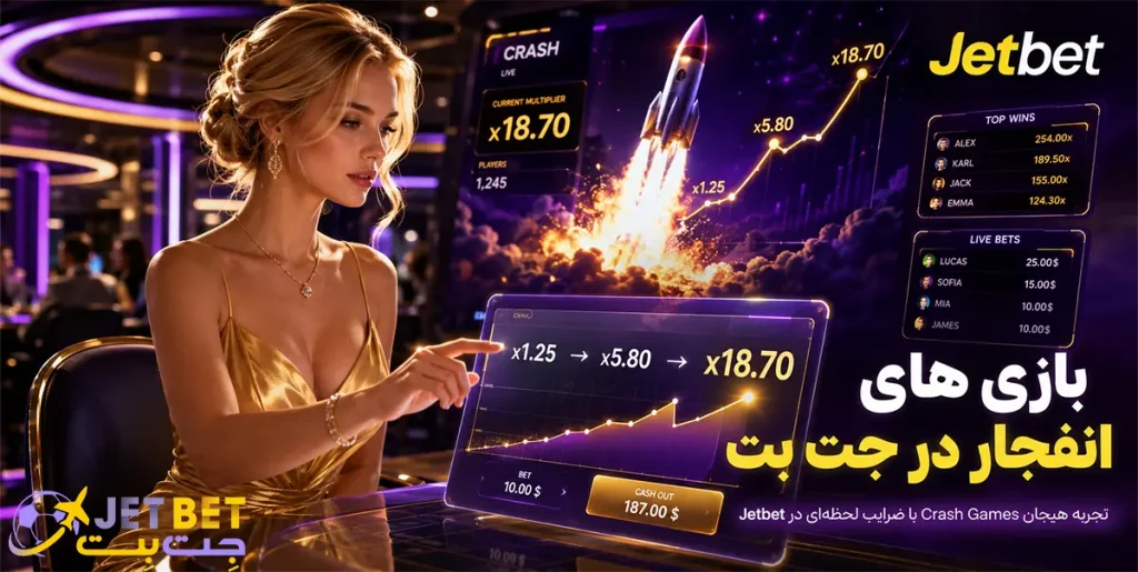 بازی های انفجار در جت بت